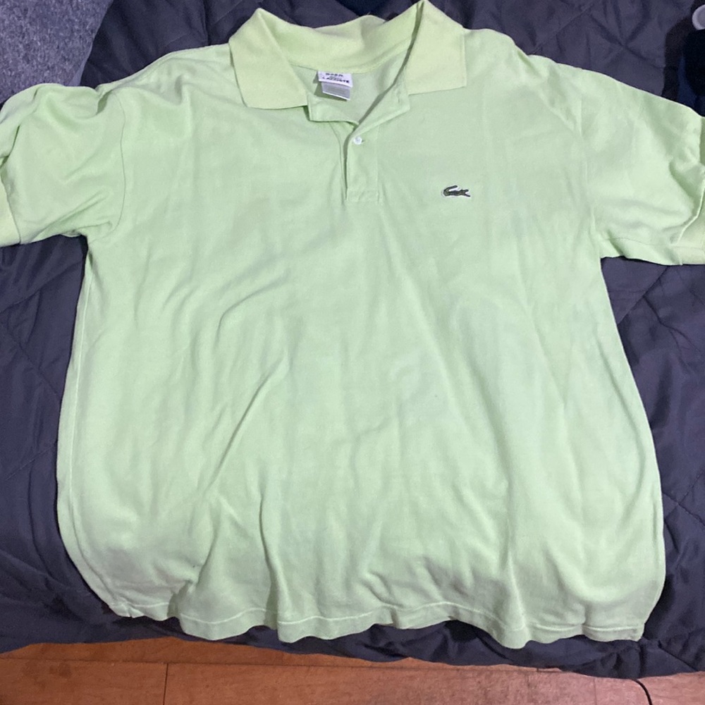 Green men’s polo